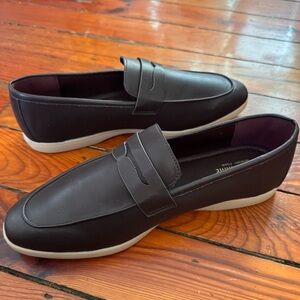 CUSHIONAIRE Women's Jetset Slip Dark Brown Memory Foam Loafer Size 11 NWT